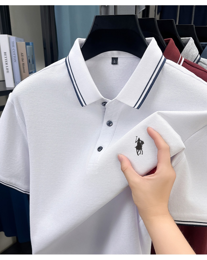 Letnia koszulka polo w paski z – Polo Shirt Pique recenzja i cena
