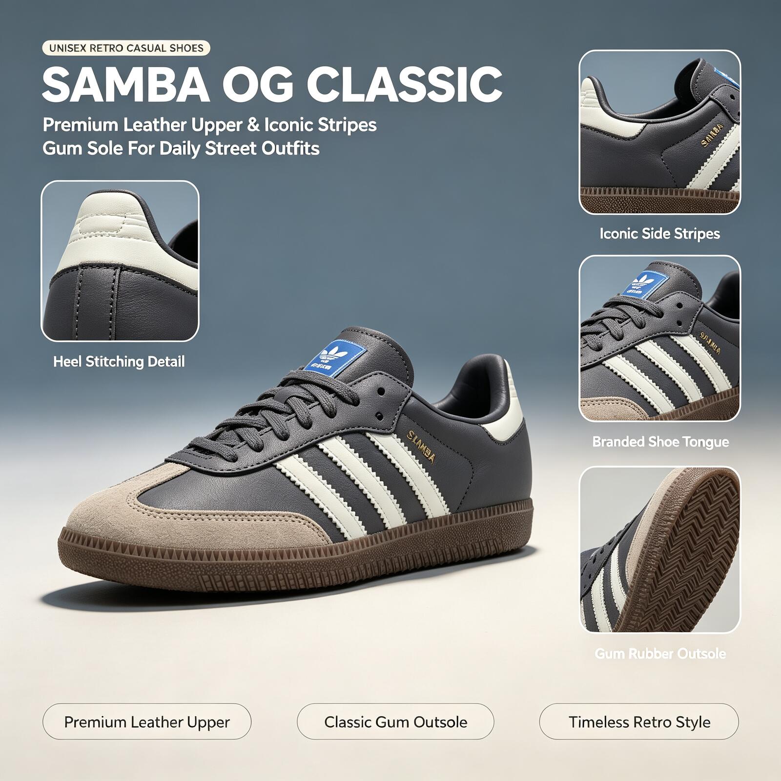Oficjalne oryginalne buty Adid – Adidas Shoes Samba recenzja i cena