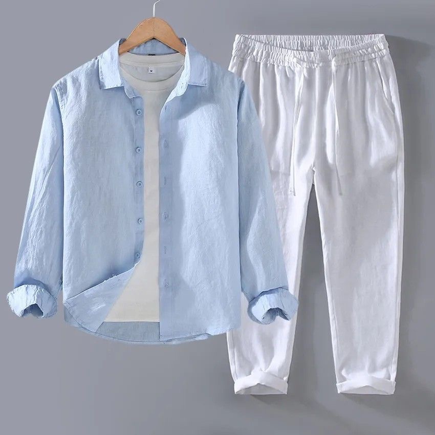 Wysokiej jakości męska koszula – Linen Shirt Breathable recenzja i cena