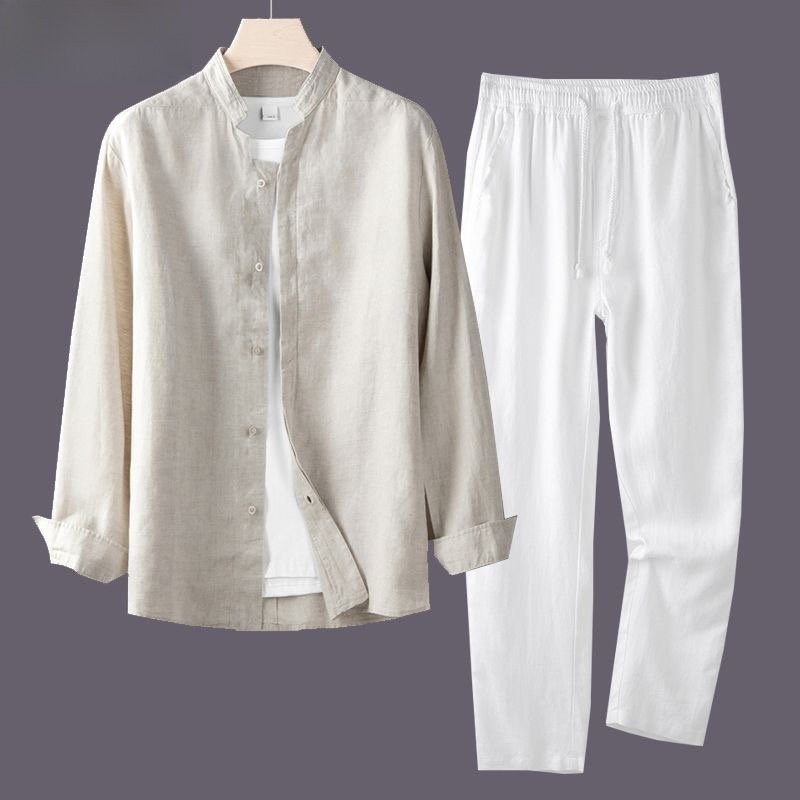 Biała koszula z długim rękawem – Linen Shirt Breathable recenzja i cena